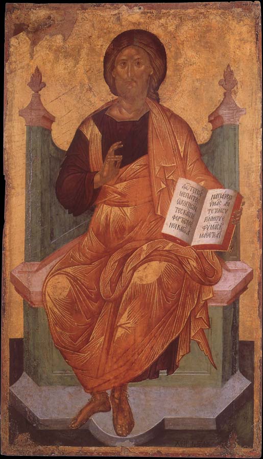 Angelos,Christ Pantocrator Enthroned